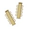 John Bead 27mm Tube Slide Clasp with 4-Strand Beadwork Pendants